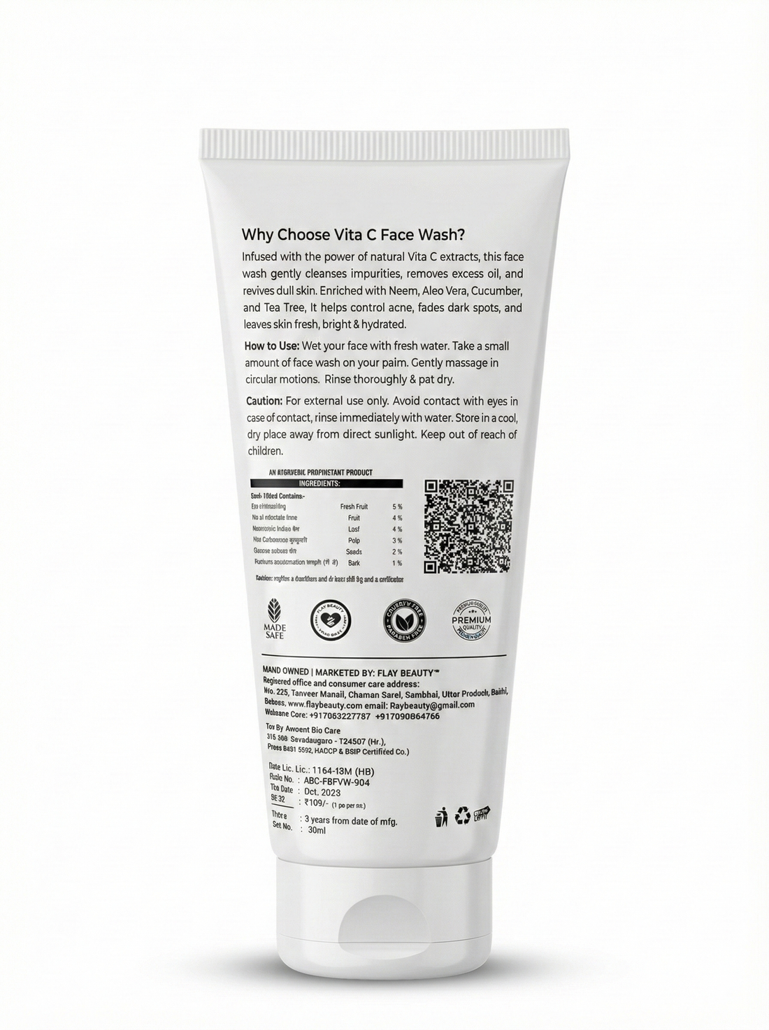 Vitamin C Facewash +Niacinamide Serum Combo